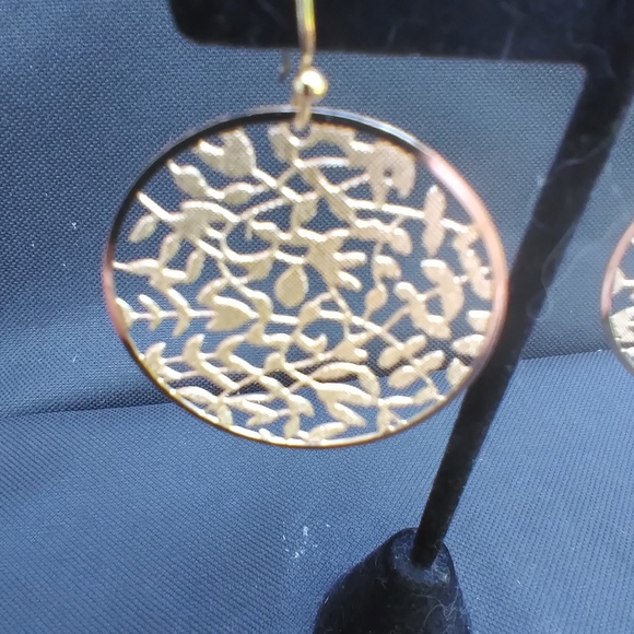 Boho Silvertonetone Fall Leaves Earrings Splendid 🍁 🍁 - Picture 6 of 10